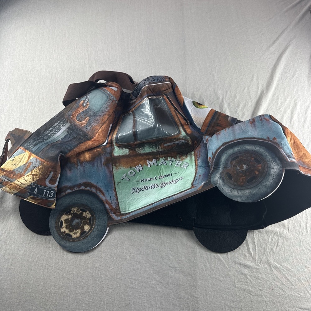 Disney Cars Tow Mater Toddler 3D Ride Along Halloween Costume Kids Cosplay Pixar